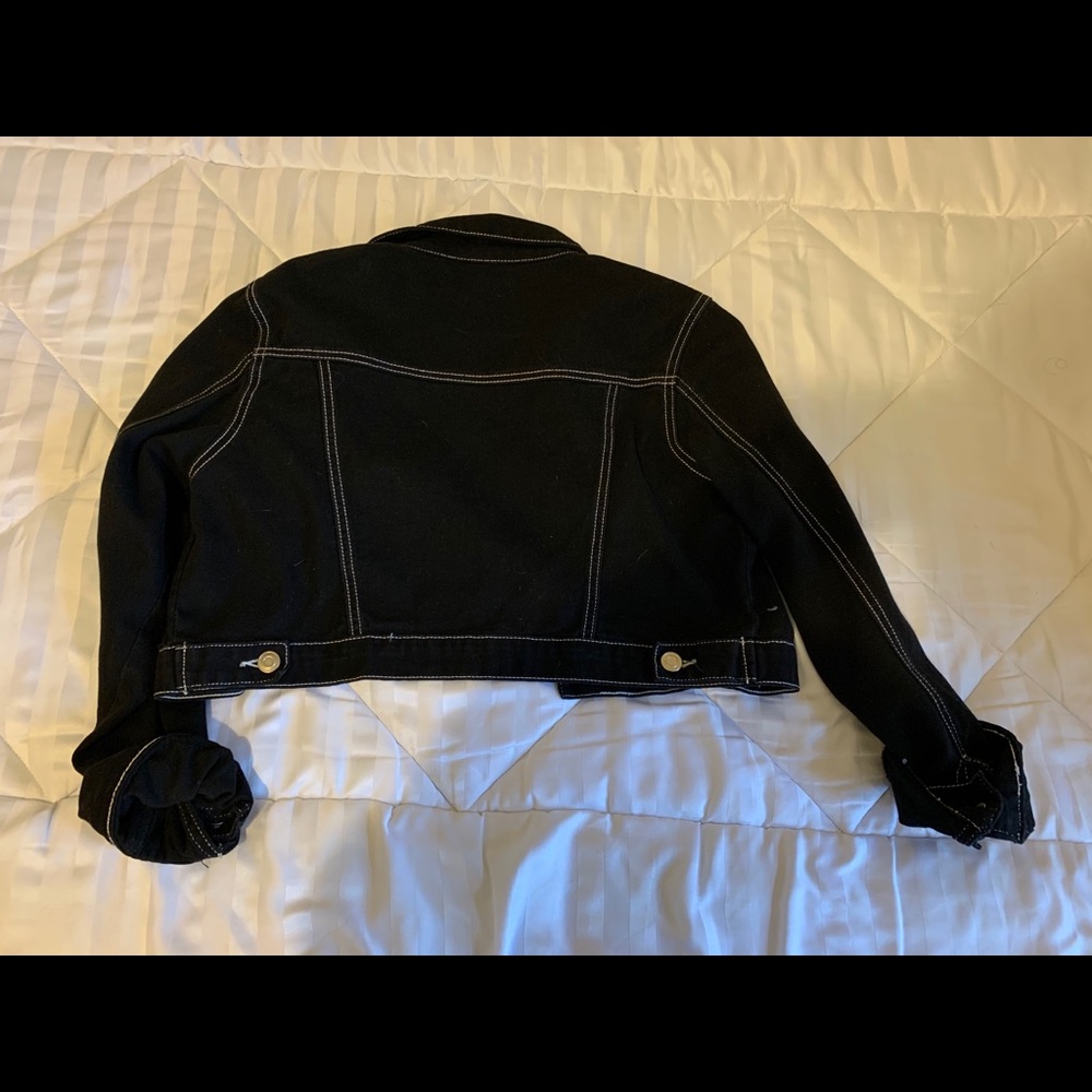 F21 Racer Crop Jacket - Picture 3 of 3